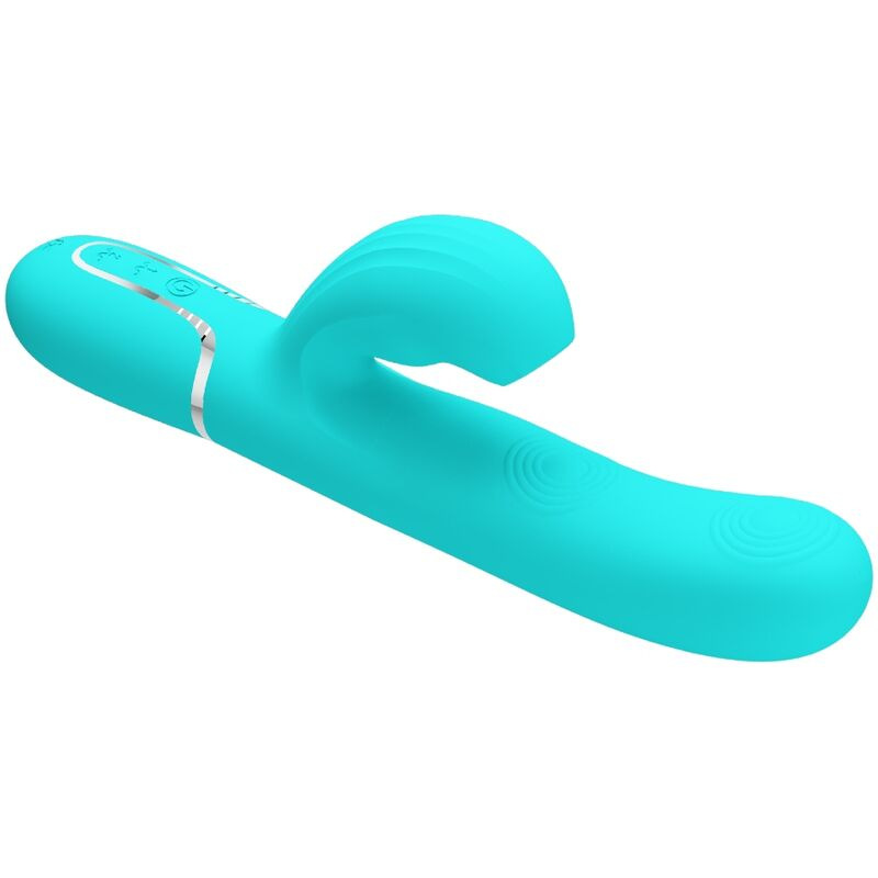 Pretty love - perlita multifunction 3 in 1 g-spot vibrator aqua green 5