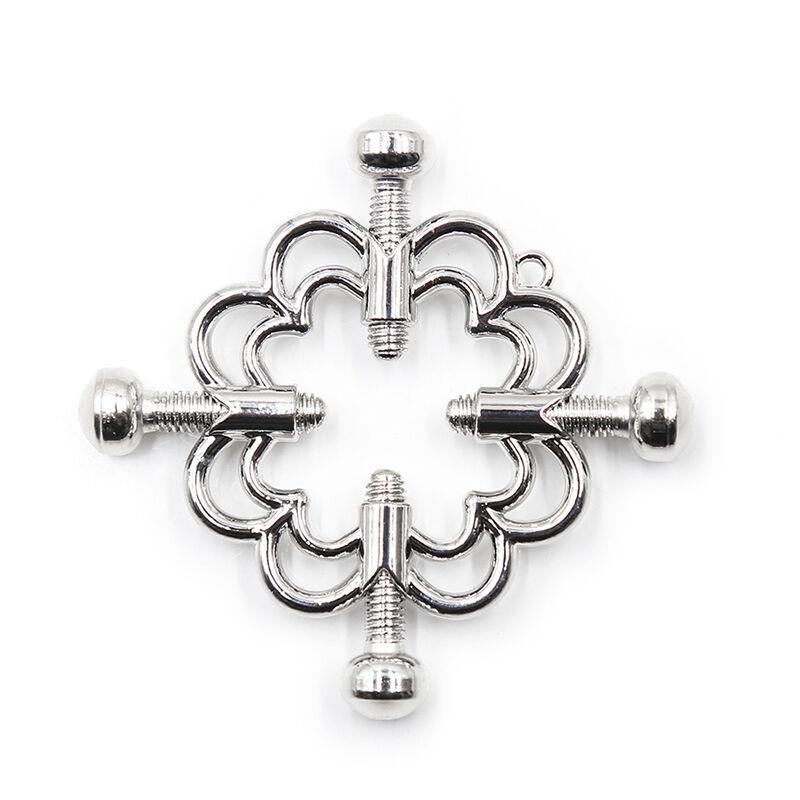 Ohmama Metallic Nipple Clamps Flower 2