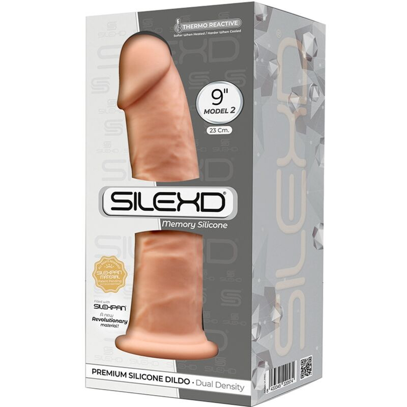 Silexd - model 2 realistic penis premium silexpan silicone 23 cm 2