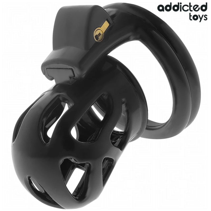 Addicted toys locked - silent keep penis cage 7.5 cm 1