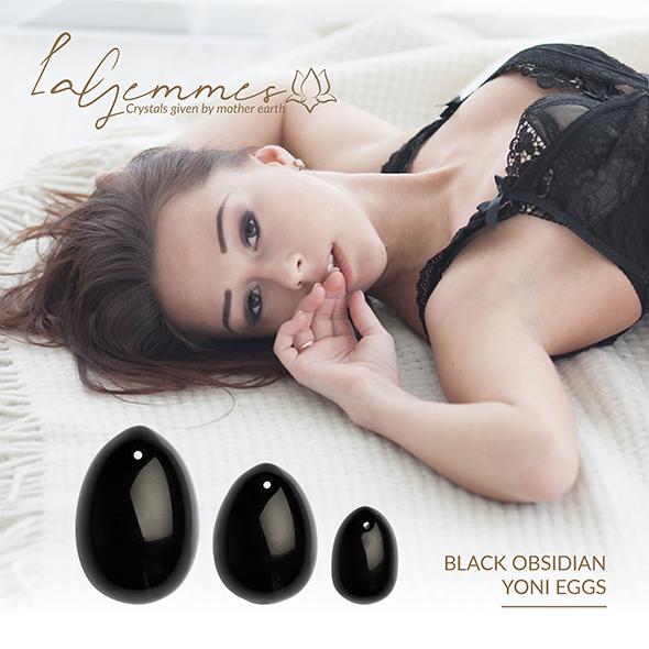 La Gemmes - Yoni Egg Black Obsedian (L) 10