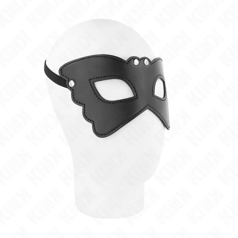 Kink - Butterfly Shaped Leatherette Mask 20 X 9 Cm