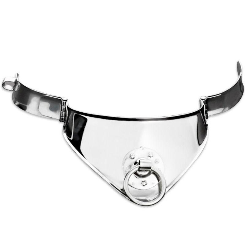 Metal Hard Neclace With Ring And Lock  12.5 Cm 1