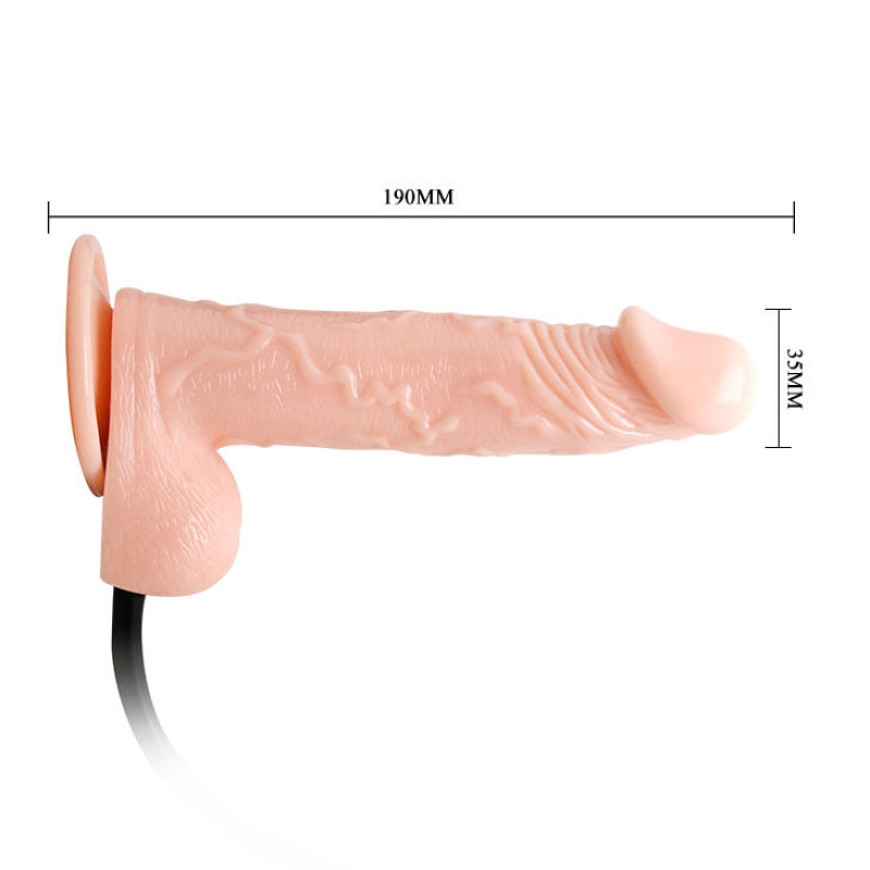 Baile - realistic vibrating and inflatable dildo 2