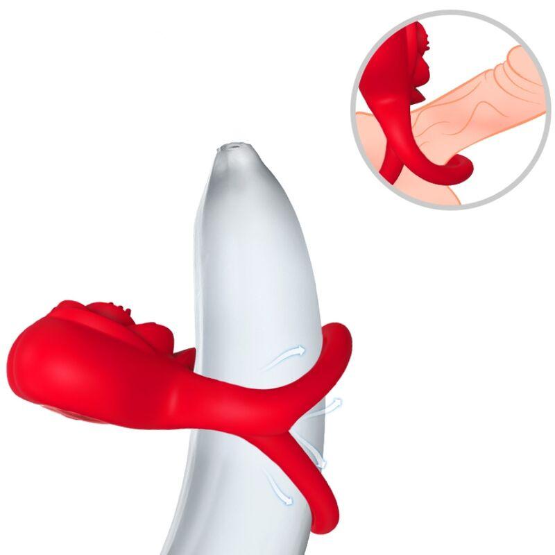 Armony - Ring Vibrator Heart Red