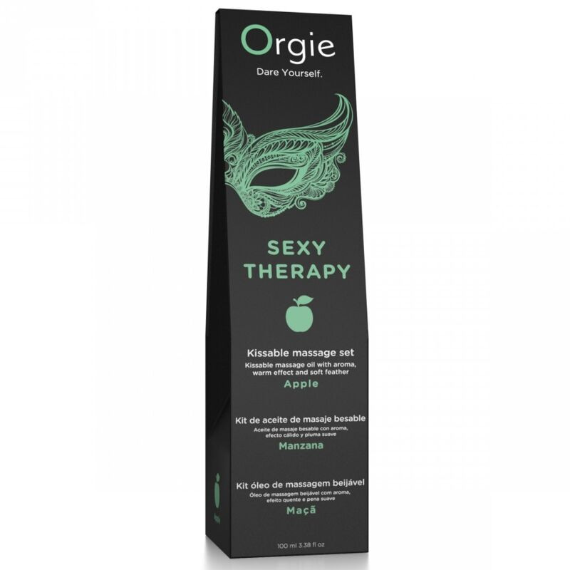 Orgie - lips massage apple kissable massage set 100 ml 1