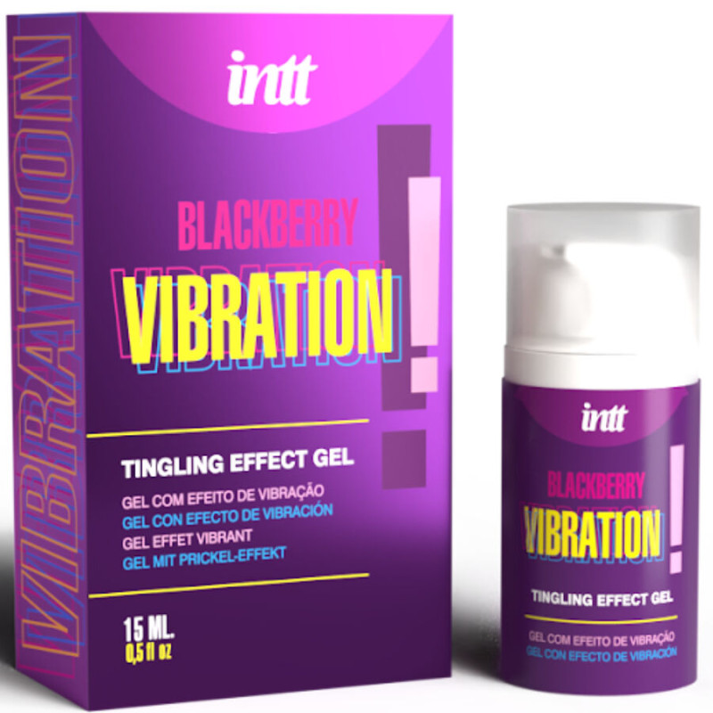 Intt releases - liquid vibrating gel blackberry flavor 15 ml 2