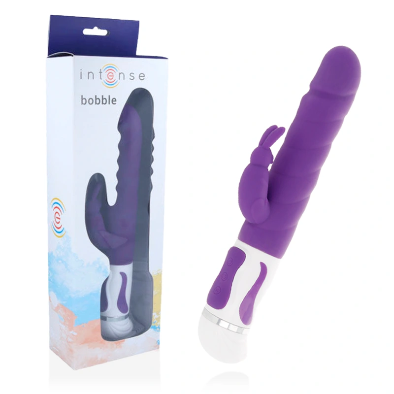 Intense - bobble vibrator rotator lilac silicone