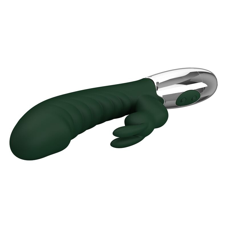 Pretty love - naughty bunny rabbit vibrator 30 functions usb rechargeable green 7