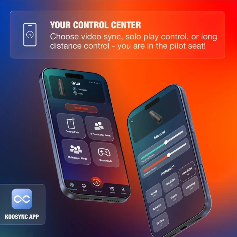 Arcwave - orbit 360° rotating male masturbator with app control black 2