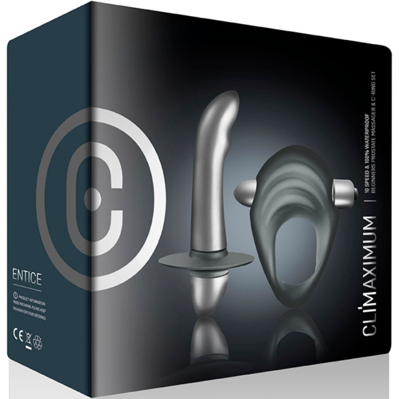 Climaximum - entice kit cock ring + prostate vibrator beginners 4