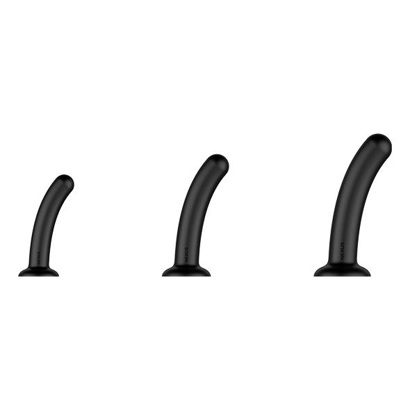 Nexus - Dilator Set Silicone Anal Dildos (S,M,L) Black 10