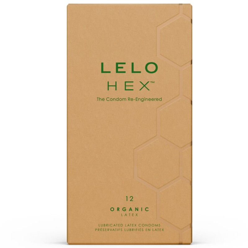 Lelo - hex organic condom box 12 units