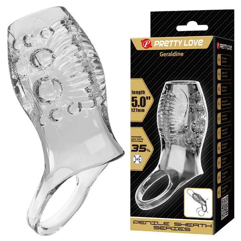 Pretty love - geraldine thickening textured transparent funda 1