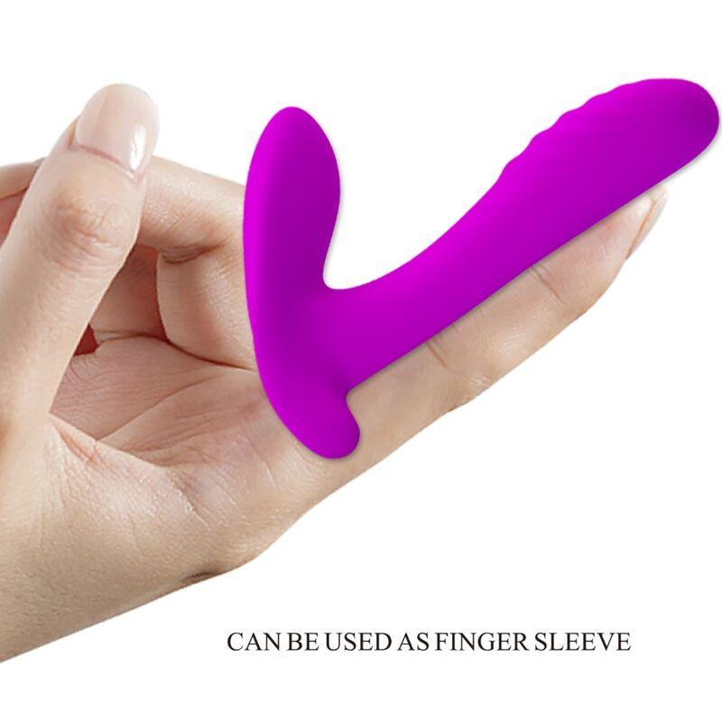 Pretty love - massager & vibrator 12 vibrations remote control purple 4