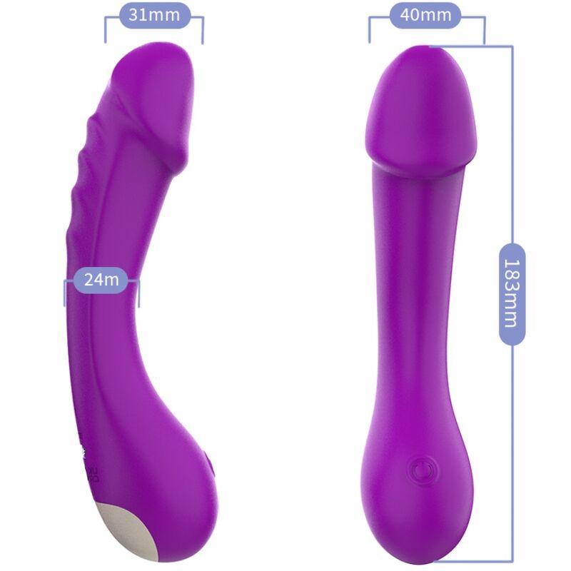Armony - Dildo Vibrator G-Spot Silicone Purple 2