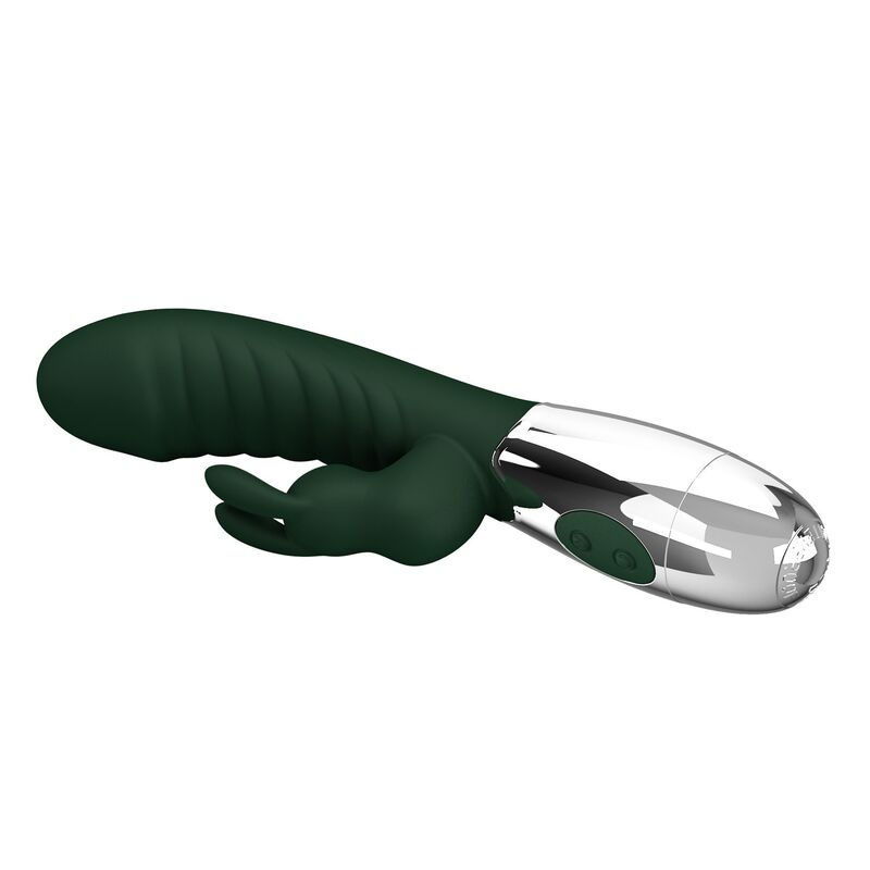 Pretty love - naughty bunny rabbit vibrator 30 functions usb rechargeable green 5