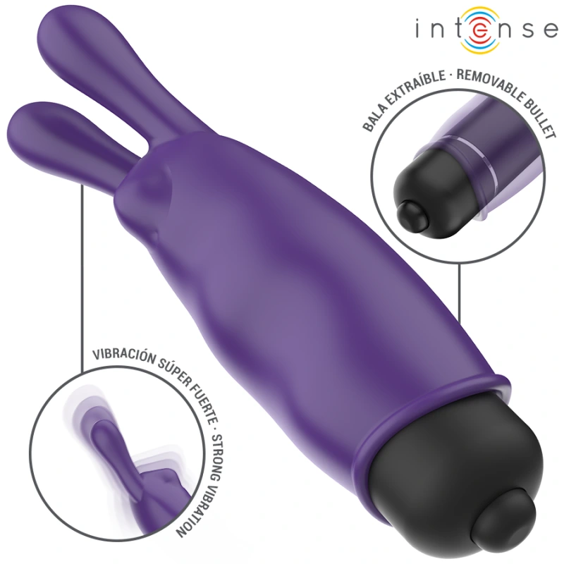 Intense - mystic purple vibrating bullet 8.7 x 2.4 cm 3