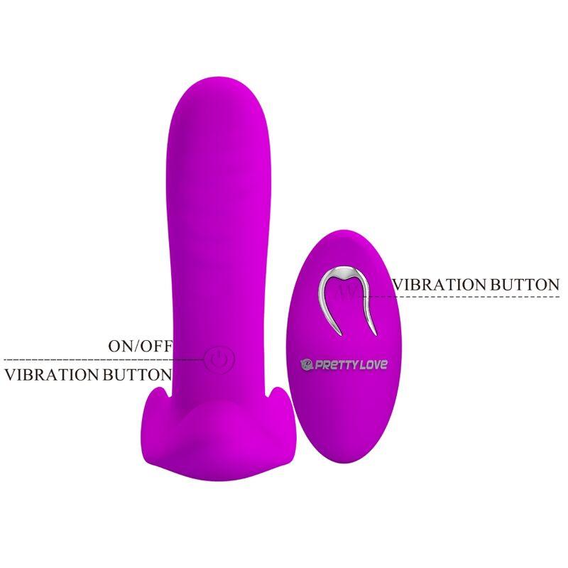 Pretty love - massager & vibrator 12 vibrations remote control purple 6