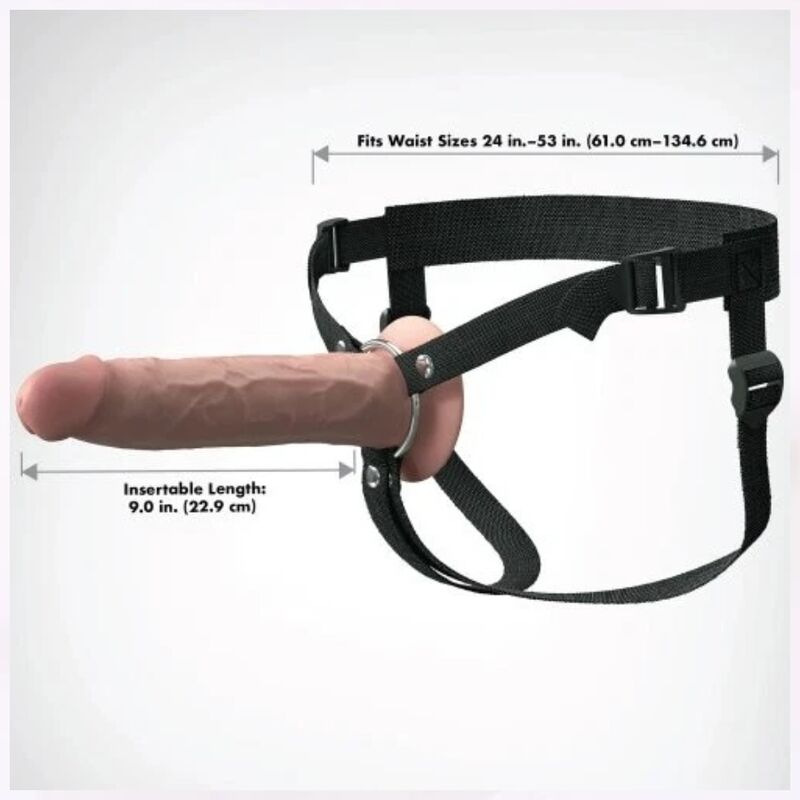 Fantasy x-tensions - elite realistic hollow strap-on 24.1 cm 4