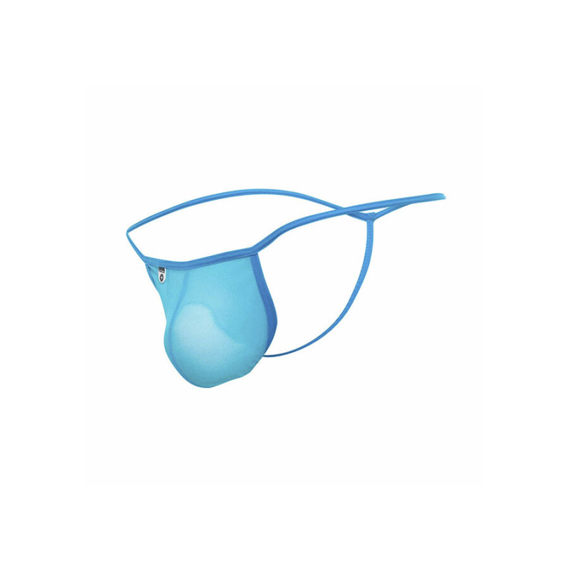 Mob - transparent t-shaped thong aqua size s/m 3
