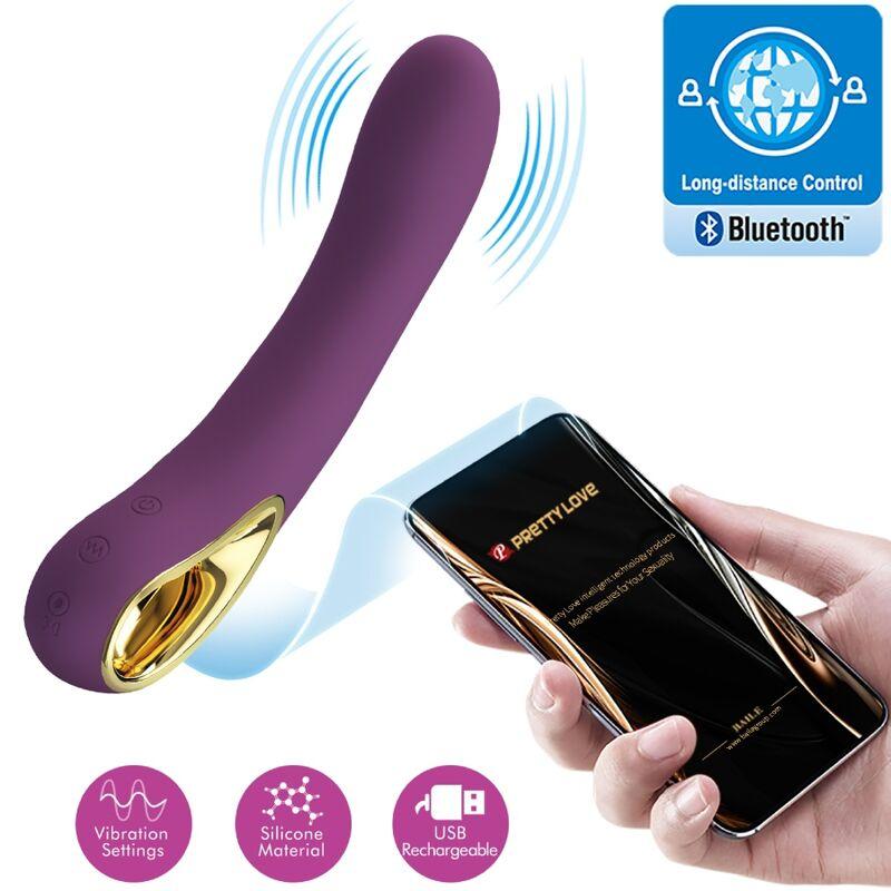 Pretty Love - Ethan Rechargeable Vibrator Lila 5