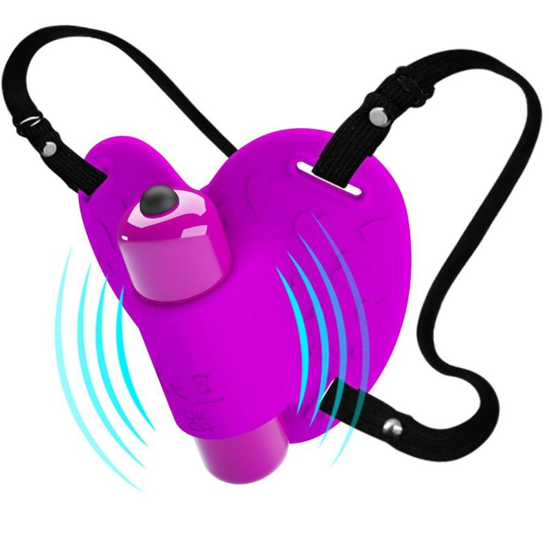 Pretty love - heartbeat clitoris massager 10 vibration modes purple