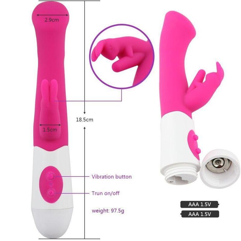 Armony - rabbit vibrator & stimulator g spot 10 speeds pink 7