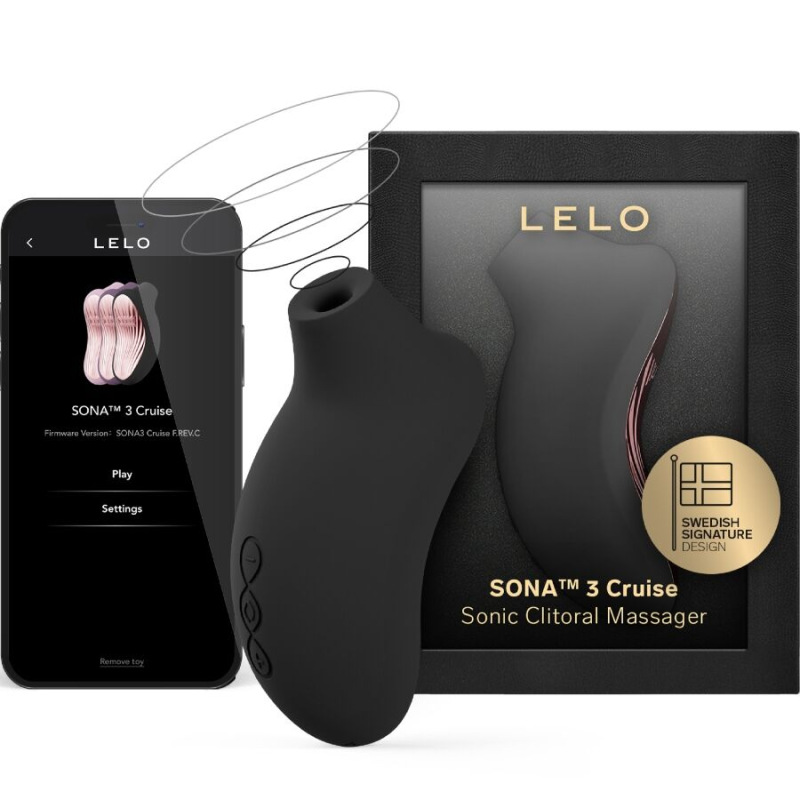 Lelo - sona 3 cruise sonic clitoral massager black