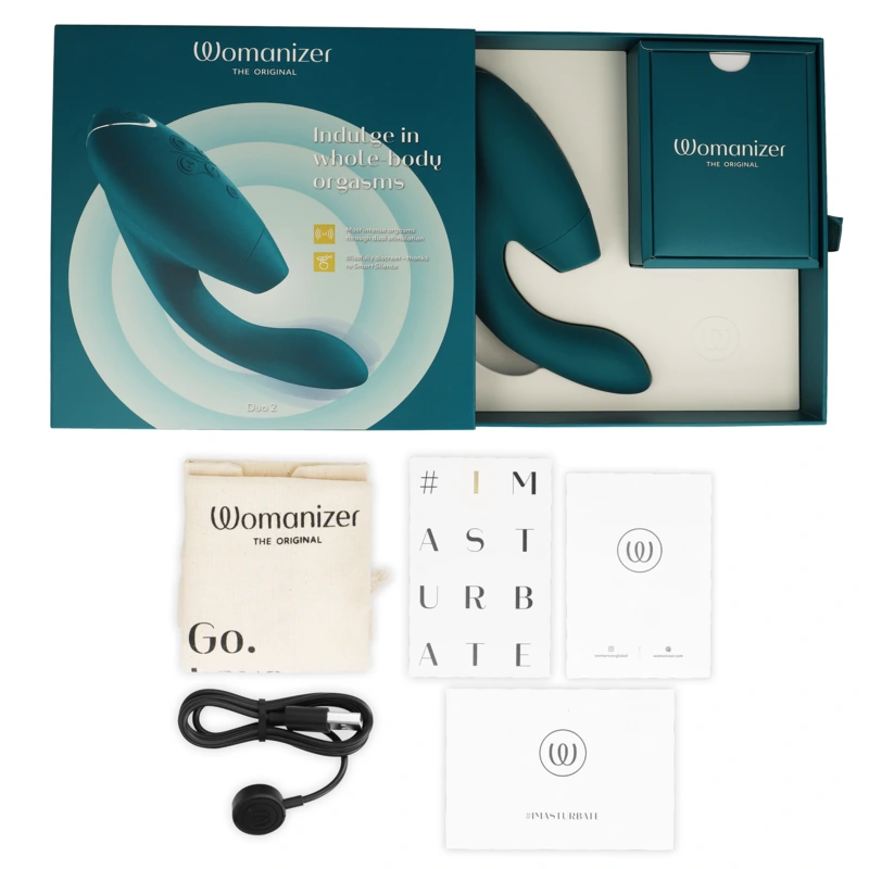 Womanizer - duo 2 stimulator blue petrol 5