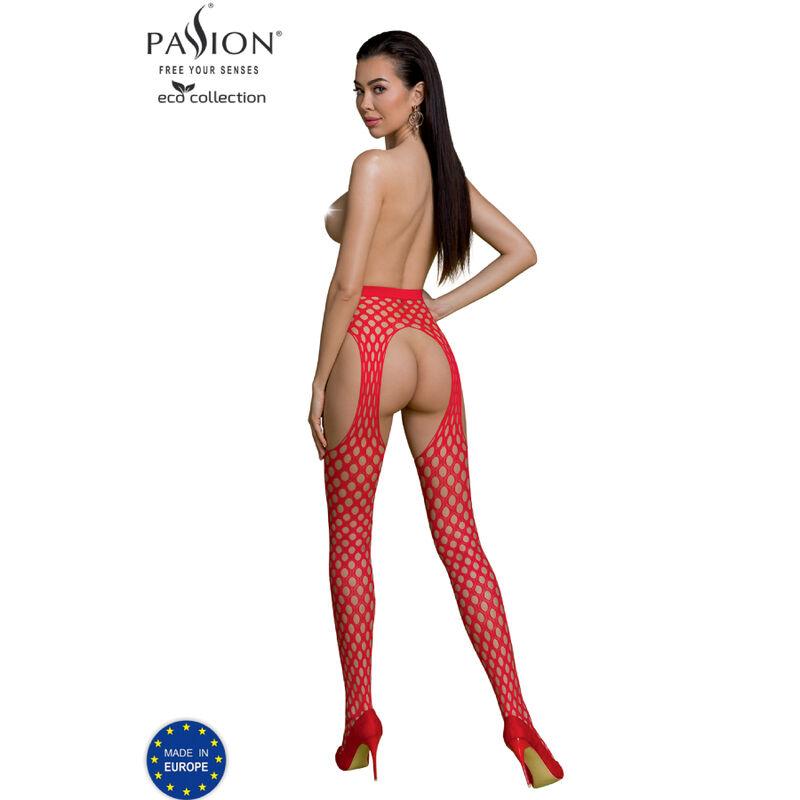 Passion - Eco Collection Bodystocking Eco S003 Red 1