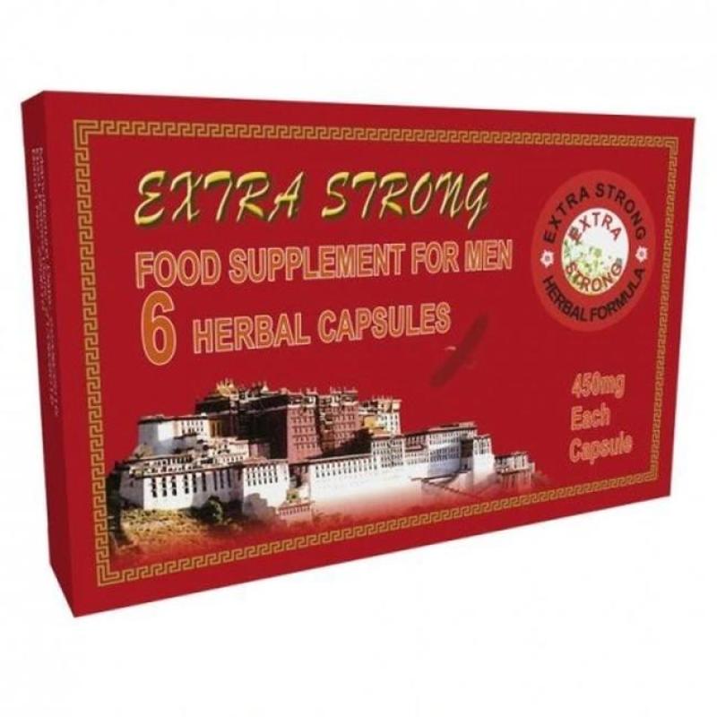 Extra Strong Herbal Capsules 6 Tabliet - Podpora erekcie