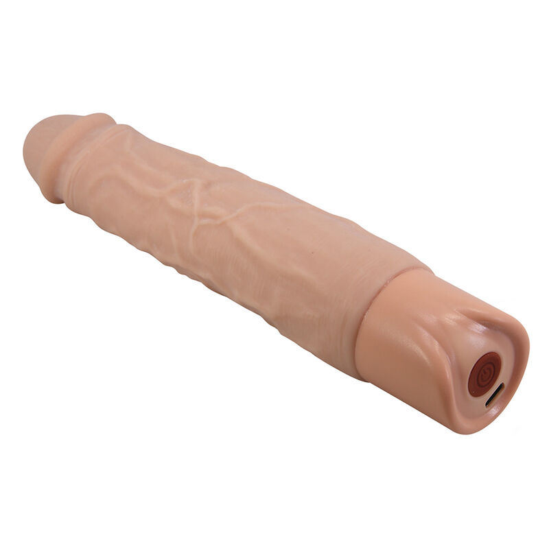 Pretty love - kessler realistic vibrating dildo with 10 vibration modes and 10 throws, 22 cm natural 3
