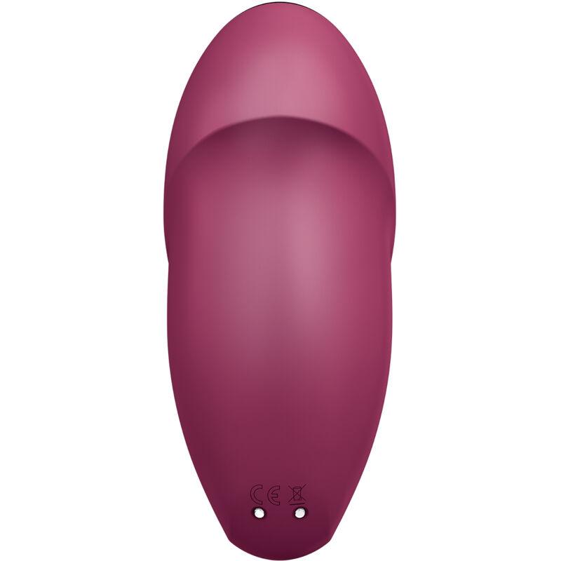 Satisfyer - Tap & Climax 1 Lay-On Vibrator Red 2