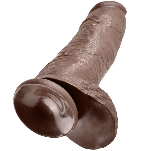 King cock - dildo brown with balls 30.48 cm 2
