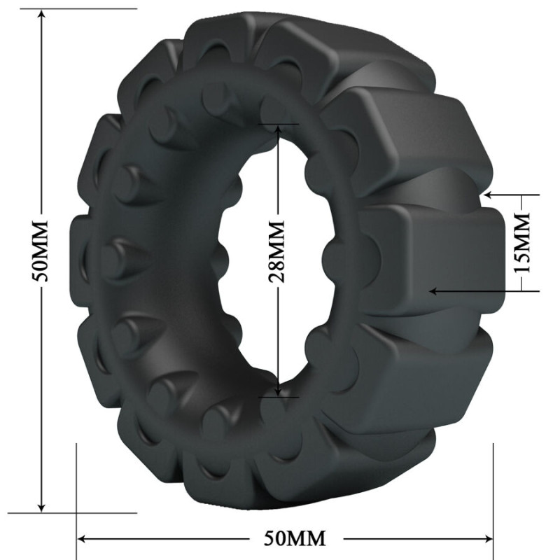 Crazy bull - laiden silicone ring model 5 5