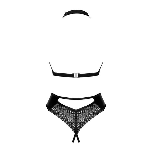 Obsessive - Norides Crotchless Teddy Black Xs/S