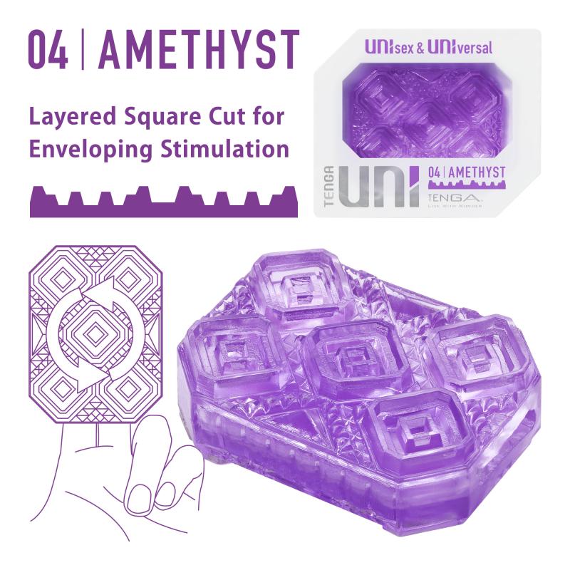 Tenga - Uni Amethyst Sleeve 3