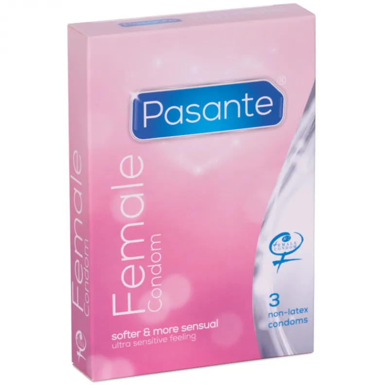 Pasante Female Condom Through Without Latex 3 Units