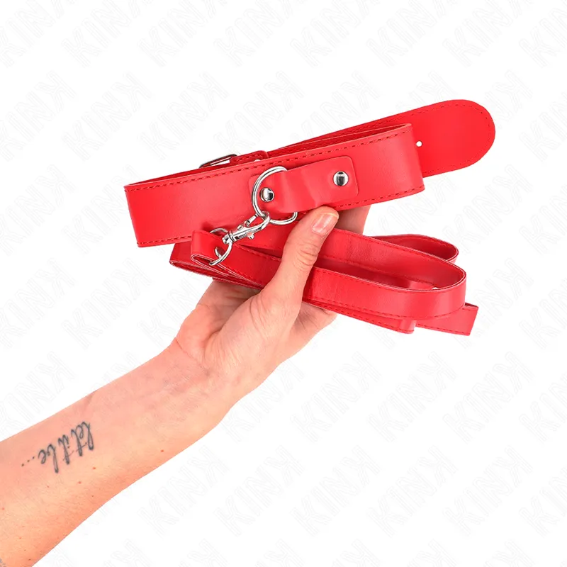 Kink - Necklace With Belt 116 Cm Rojo Strap Adjustable 32-50 Cm X 8 Cm 2