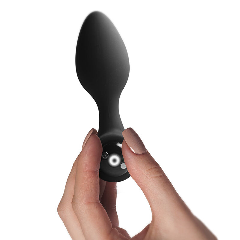 Rocks-off - nova solaris rechargeable slim & powerful anal plug 16 function black 8