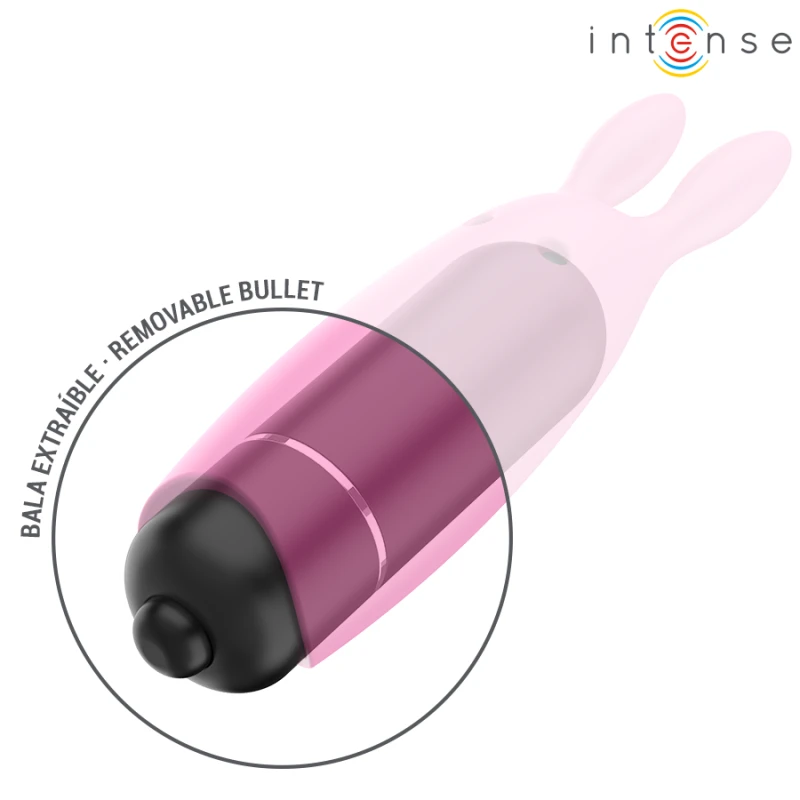 Intense - hopper pink vibrating bullet 8.3 x 2.4 cm 5