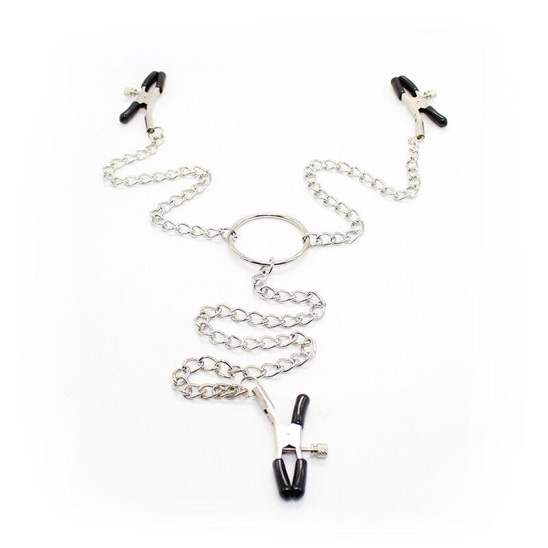 Ohmama Fetish 3 In 1 Metallic Nipple Clamps 4