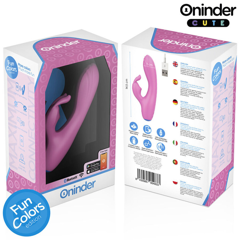 Oninder cute - love bunny vibrator g-spot clitoris - free worldwide app 7