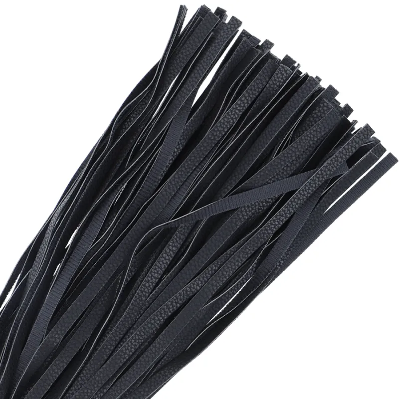 Darkness Black Flogger 42cm Leather 2