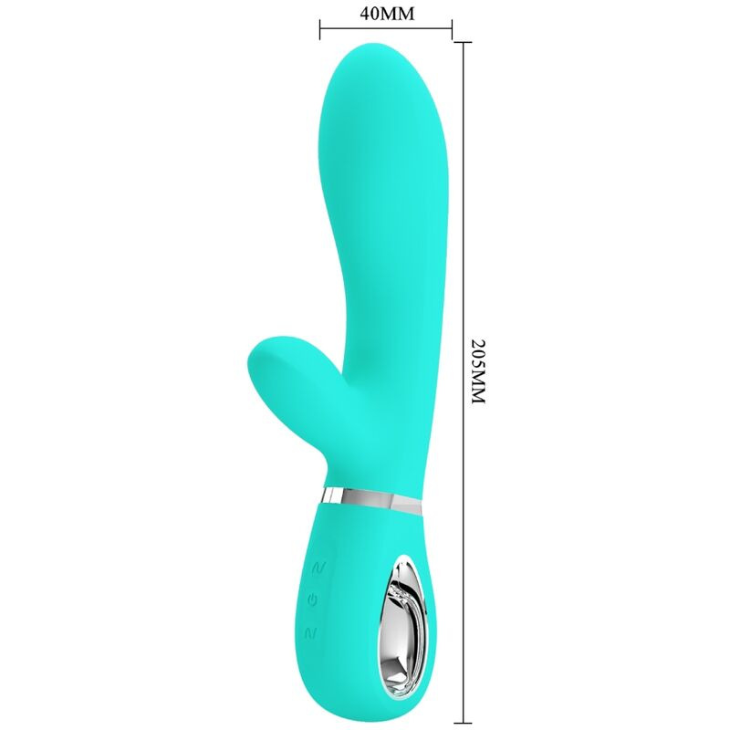 Pretty love - thomas multifunction g-spot vibrator aqua green 4