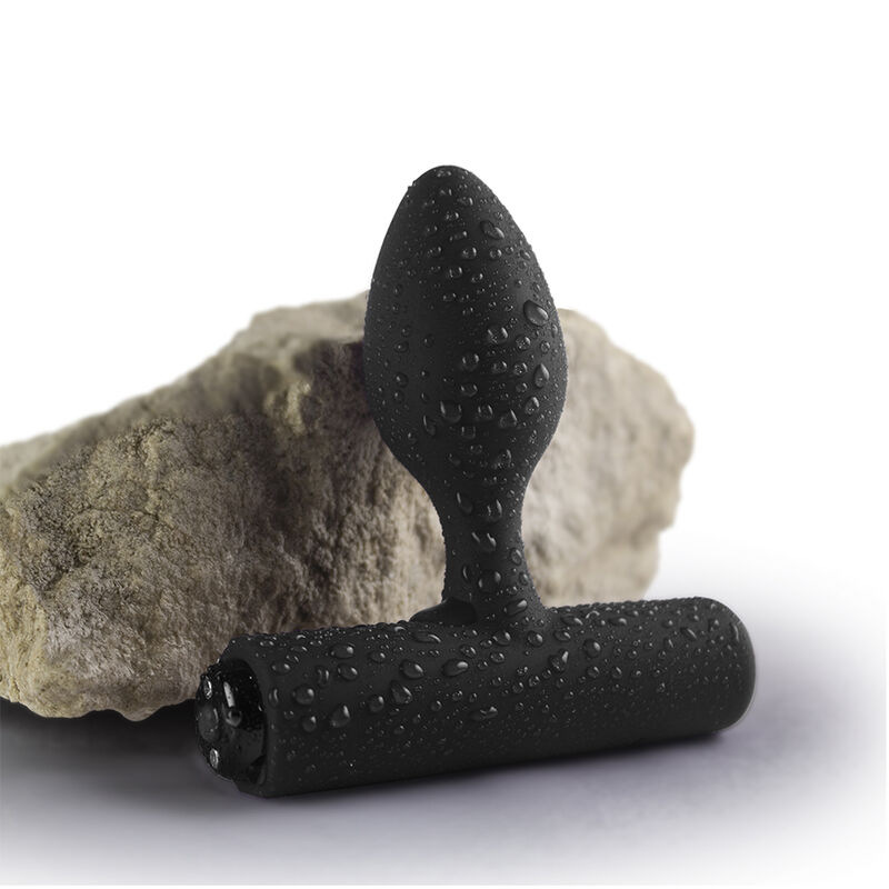 Rocks-off - nova solaris rechargeable slim & powerful anal plug 16 function black 3