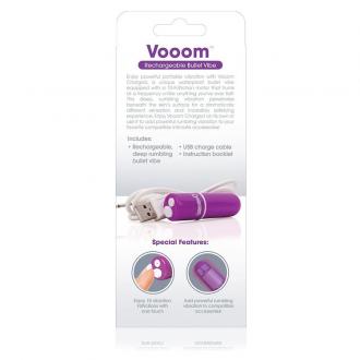 Screaming O Rechargeable Vibrating Bullet Vooom Purple