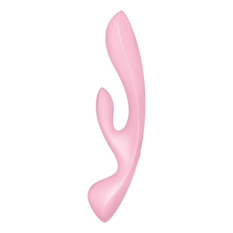 Satisfyer Triple Oh Hybrid Vibration - Pink - Vibrátor 1