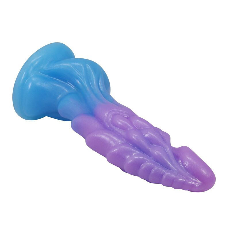 Power monsters - atlanteans realistic dildo with suction cup 19 cm Ø 5 cm blue & purple 5
